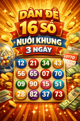 Dàn Đề 16 Số Nuôi Khung 3 Ngày – Bộ Số Cân Bằng Tuyệt Vời