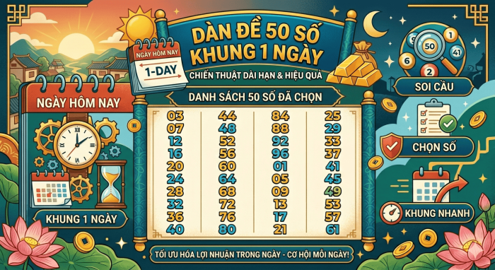 Dàn 50 Số Khung 1 Ngày Là Gì?