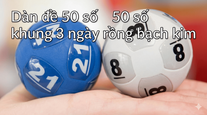 Dàn Đề 50 Số Khung 3 Ngày Rồng Bạch Kim – Bộ Số Từ Cầu Huyền Thoại