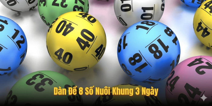 Cách Xây Dựng Dàn Đề 8 Số Khung 3 Ngày