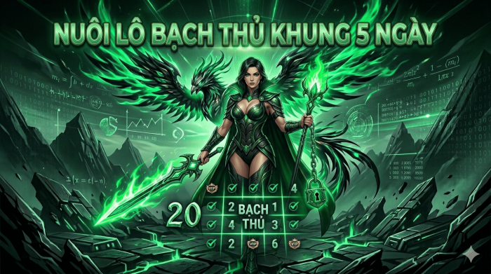 Tổng Kết Chiến Lược Nuôi Lô Bạch Thủ Khung 5 Ngày